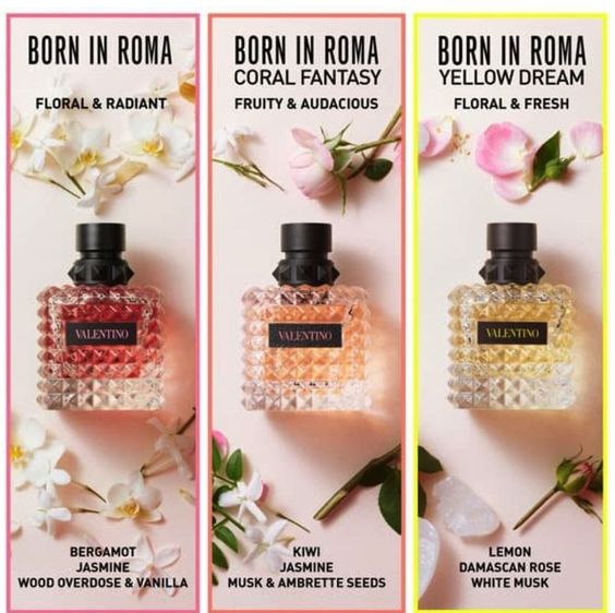 Valentino Donna Born in Roma Sampler - 5 fragrances