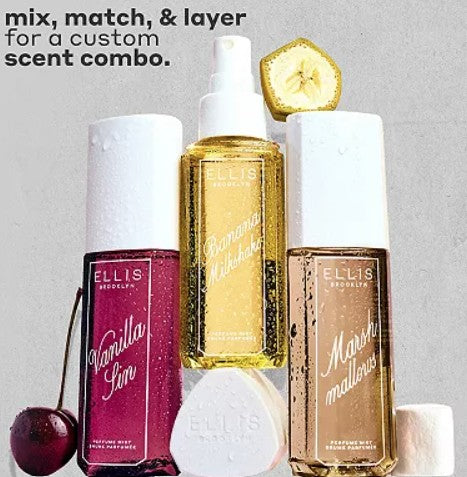 Ellis Brooklyn 2026 Hair & Body Mist Sampler - 5 Fragrances