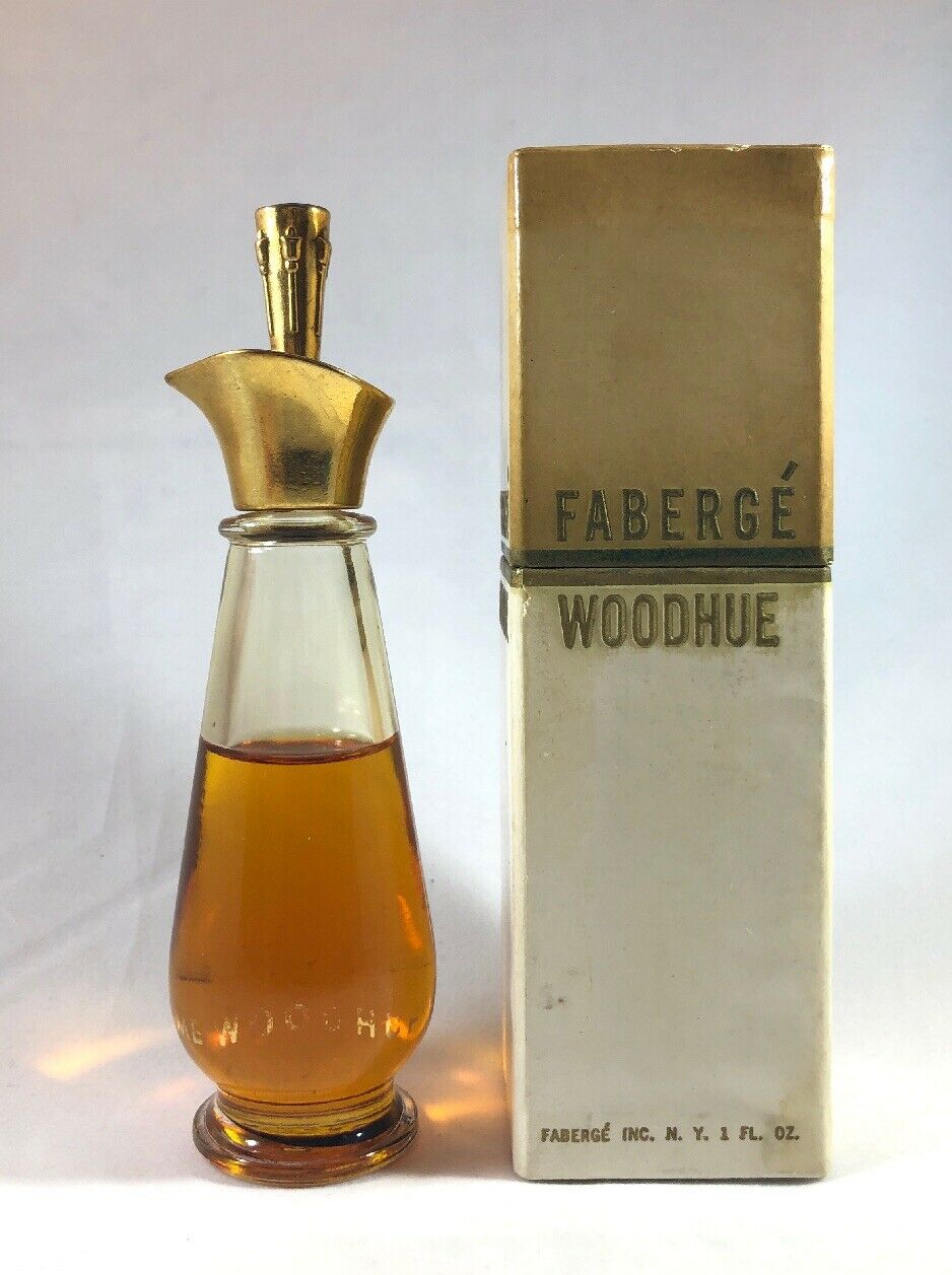 VINTAGE  - Faberge Woodhue Bath perfume Oil