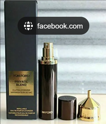 Tom Ford Private Blend EMPTY Refillable 10 ml Clutch Travel Atomizer with Funnel