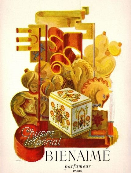 VINTAGE - Bienaime Chypre Imperial Parfum - Last call 3 ml