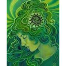Green ~ A Vintage Green Sampler - 4 Vintage Samples