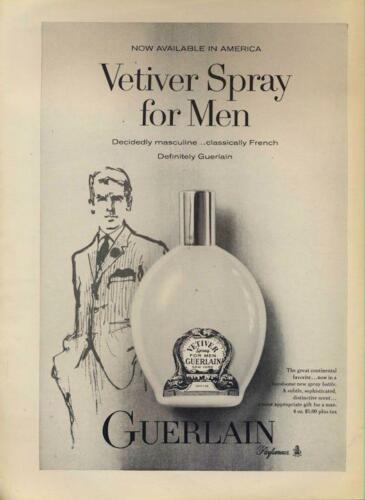 VINTAGE - Guerlain Vetiver Eau De Cologne - EDC Original Formula